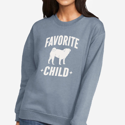 Pug Mom Sweatshirt for Women - Funny Pug Sweatshirt